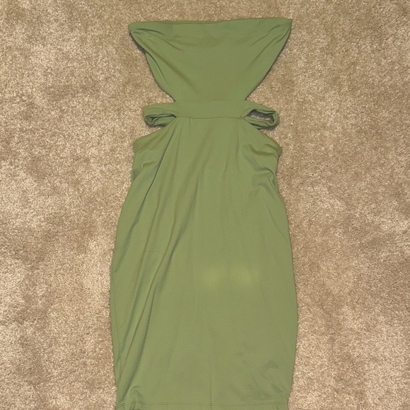 Susana Monaco Strapless Green Dress - Picture 1 of 3